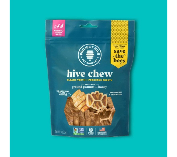 Project Hive Chew Treats Peanut Butter - Large 9oz