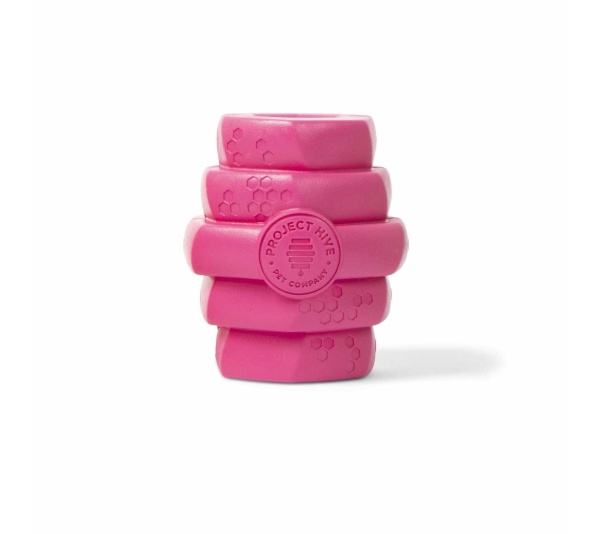 Pink - Project Hive Wild Berry Scent Hive Chew Toy  - Small