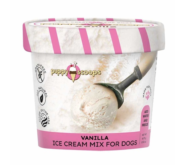 Puppy Cake Puppy Scoops Ice Cream Mix Vanilla Cup Small 2.32oz