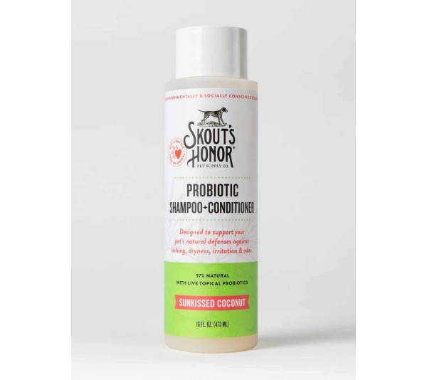 Skout's Honor Probiotic Shampoo + Conditioner Sunkissed Coconut 16oz