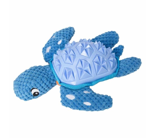 SnugArooz Titan the Turtle TPR Shell Dog Chew Toy 10"