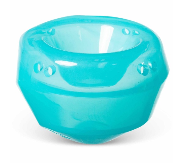 Totally Pooched Stuff'n Wobble Ball Teal 5" x 3.5"
