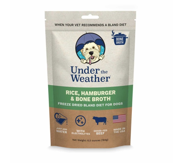 Under the Weather Bland Diet - Rice, Hamburger & Bone Broth