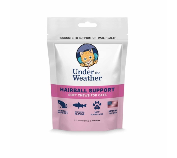 Under the Weather Cat Hairball Support Chews 60 ct.