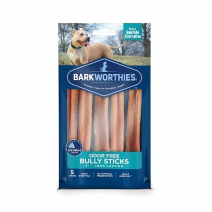 Barkworthies Bully Stick - Odor Free  - 6'' (5-Pack SURP)