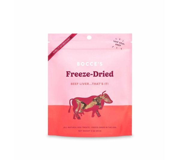 Bocce's Bakery Beef Liver Freeze Dried Treats 3oz