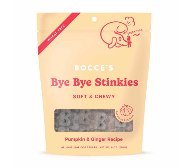 Bocce's Bakery Dailies Bye Bye Stinkies Soft & Chewy Dog Treats 6oz