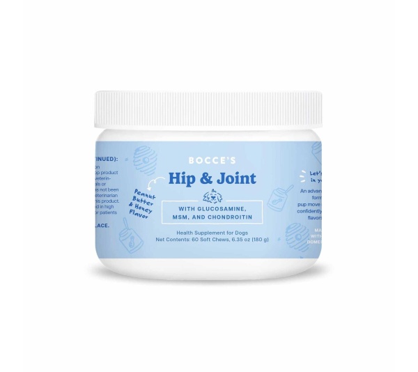 Bocce's Bakery Hip & Joint Soft Chew Dog Supplements 60 Count