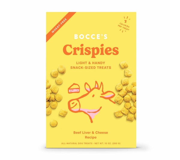 Bocce's Bakery Liver + Cheese Crispies Dog Treats 10oz