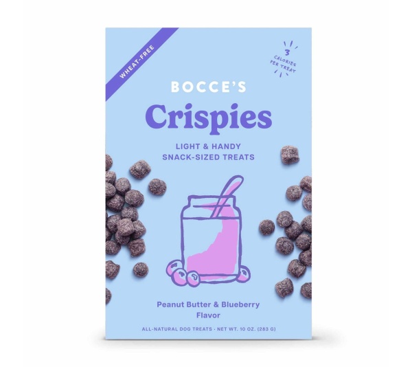 Bocce's Bakery PB + Blueberry Crispies Dog Treats 10oz