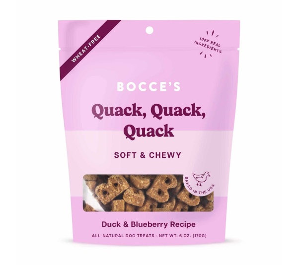 Bocce's Bakery Quack Quack Quack Soft & Chewy Dog Treats 6oz