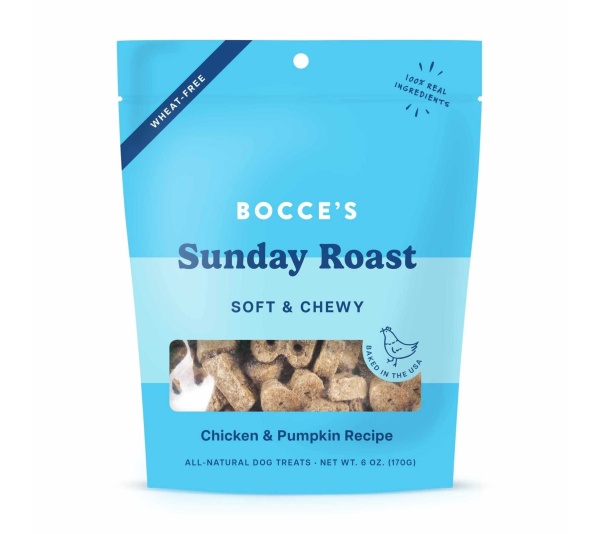Bocce's Bakery Sunday Roast Soft & Chewy Dog Treats 6oz