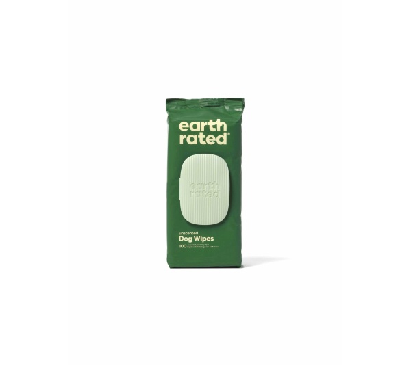 Earth Rated Unscented Dog Grooming Wipes 100ct