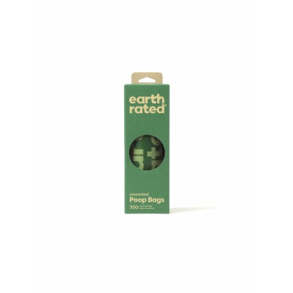 Earth Rated Unscented Poop Bags 300ct on a Large Single Roll