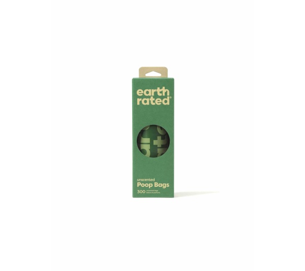 Earth Rated Unscented Poop Bags 300ct on a Large Single Roll