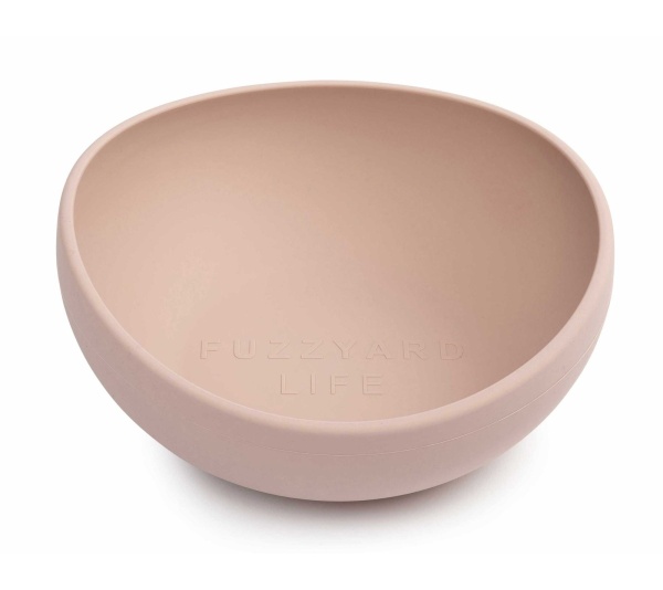 Soft Blush - FuzzYard Life Silicone Bowl  - M