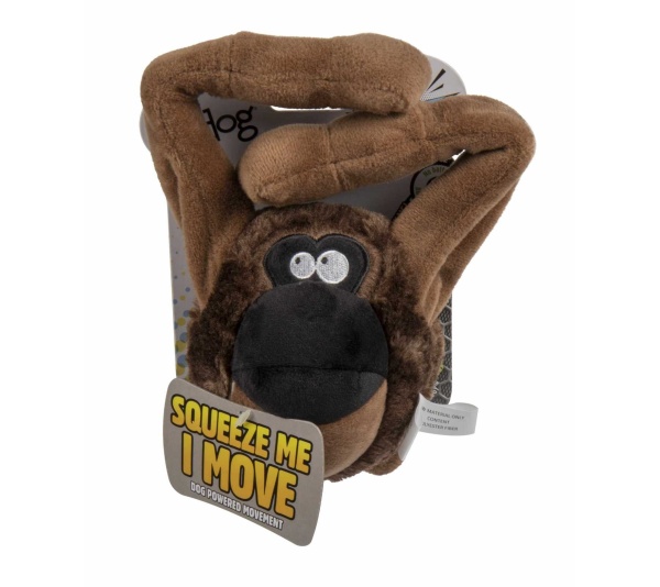 goDog Action Ape Plush Dog Toy