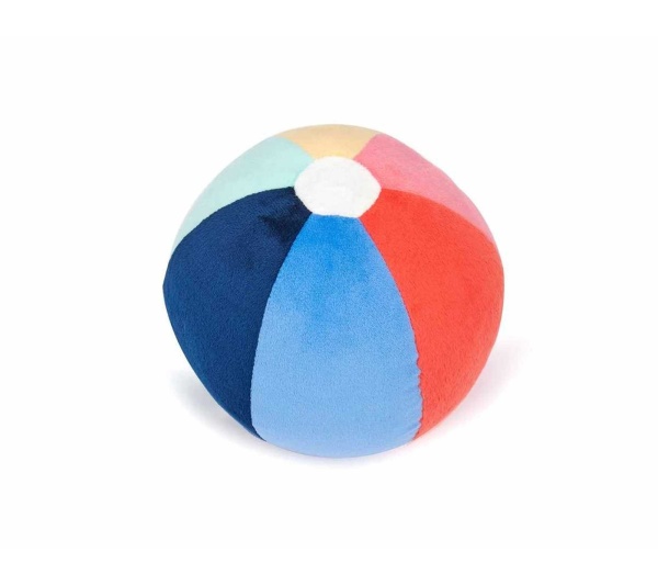 Jax & Bones Beach Ball Plush Dog Toy  - Small 3"