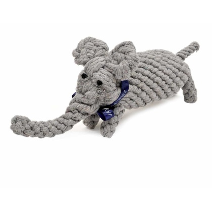 Jax & Bones Coco the Elephant Rope Dog Toy  - Large 10"