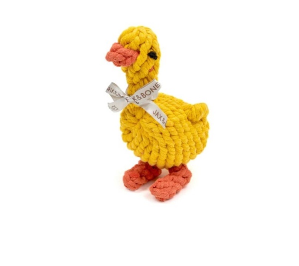 Jax & Bones Daisy the Duck Rope Dog Toy - Large 7"