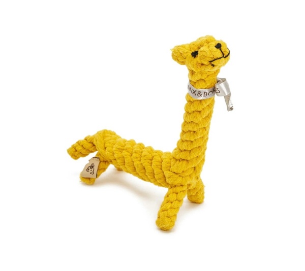 Jax & Bones Jerry the Giraffe Dog Rope Toy  - Large 11"