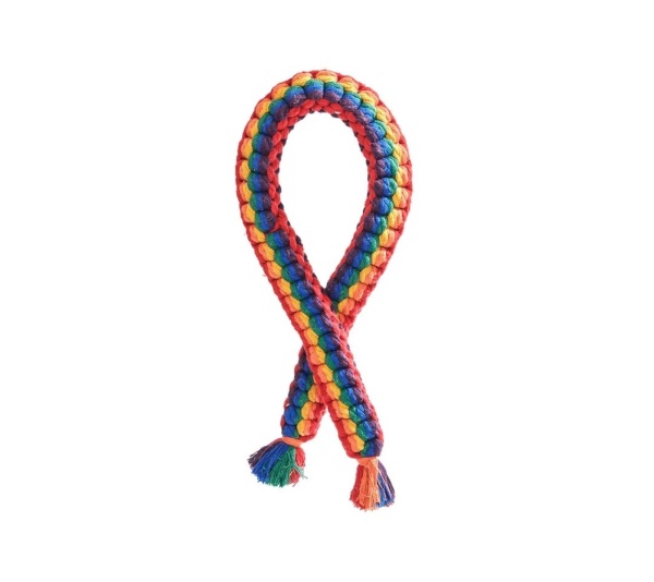 Jax & Bones LGBT Rope Dog Toy 12"