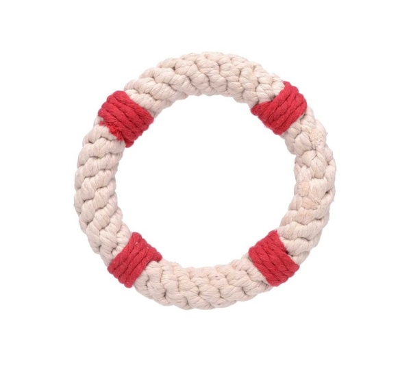 Jax & Bones Lifesaver Rope Dog Toy 7"