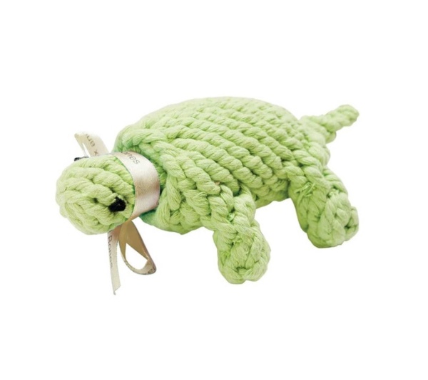 Jax & Bones Ted the Turtle Rope Dog Toy Large 9"