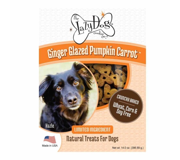 Lazy Dog Ginger Glazed Pumpkin Carrot Dog Treat 14oz