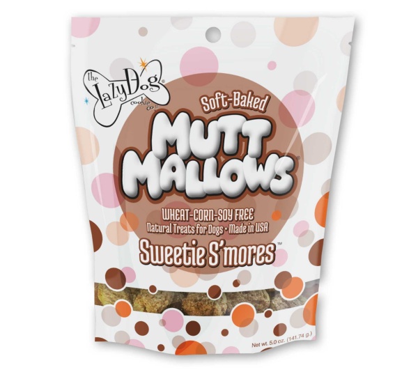 Lazy Dog Mutt Mallows Sweetie S'mores Dog Treat 5oz