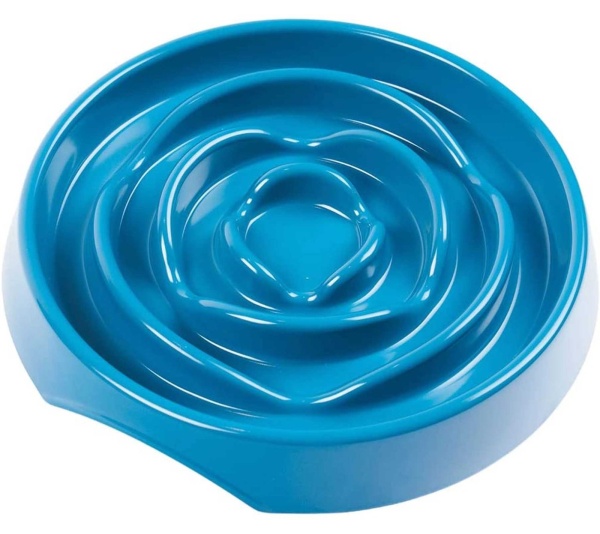 Blue - Messy Mutts Interactive Slow Feeder  - 1.75 Cup