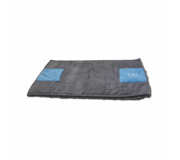Messy Mutts Microfiber Towel Cool Grey Medium 20" x 32"