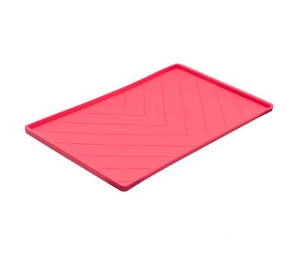 Watermelon - Messy Mutts Silicone Food Mat Raised Edge  - Large 24" x 16"