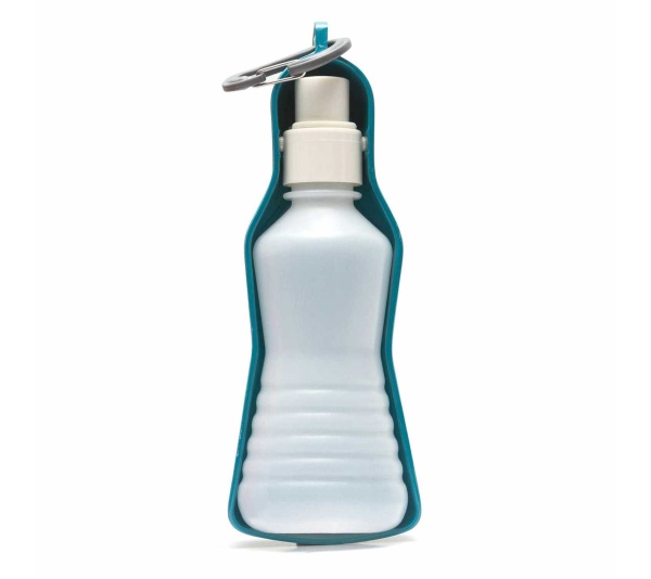 Blue - Messy Mutts Travel Water Feeder  - 9.6oz