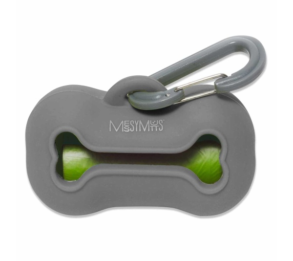 Grey - Messy Mutts Waste Bag Holder