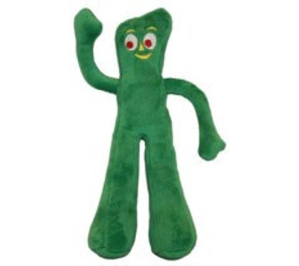 Multipet Gumby Plush Dog Toy 9"