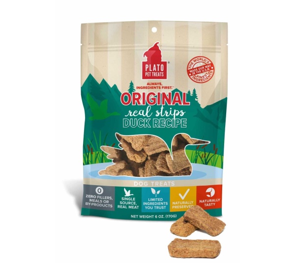 Plato  Original Real Strips Duck  - 18oz