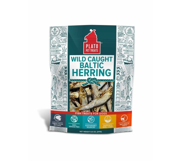 Plato Pet Treats Baltic Herring  - 8.5oz
