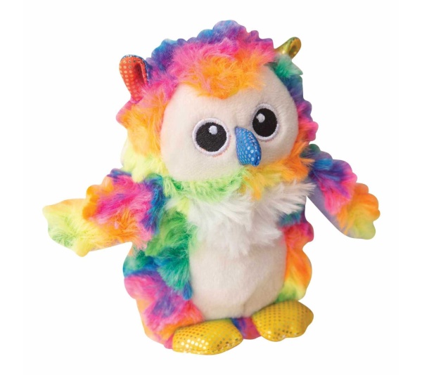 SnugArooz Baby Hootie the Owl Plush Dog Toy 5"