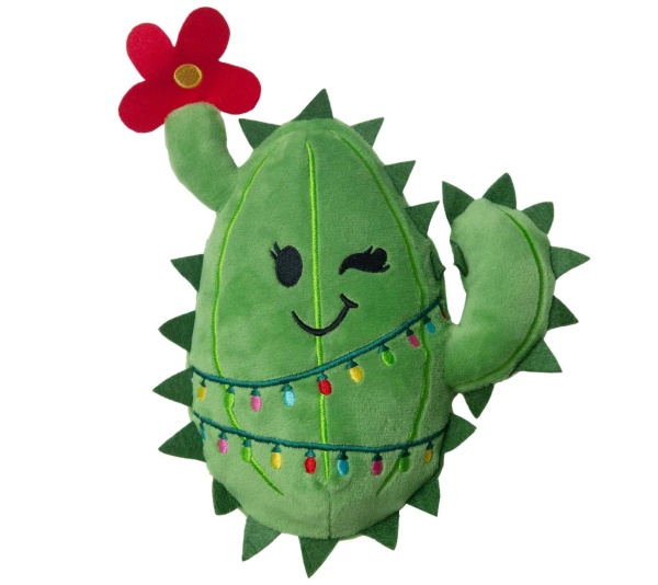SnugArooz Cactus with Christmas Lights
