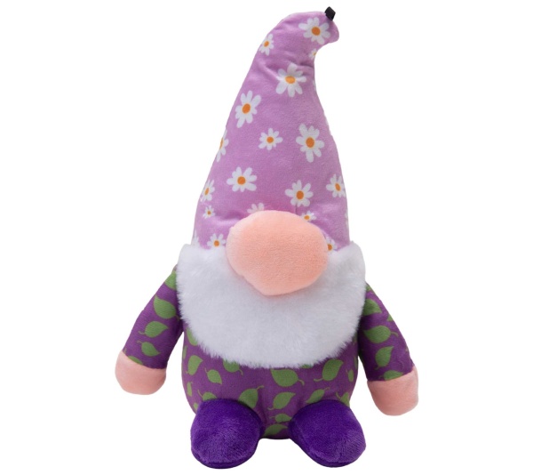 SnugArooz Daisy the Gnome Plush Dog Toy 10"