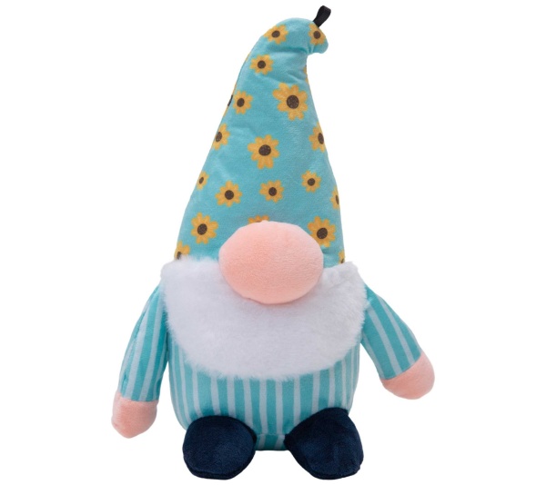 SnugArooz Sunny the Gnome Plush Dog Toy 10"