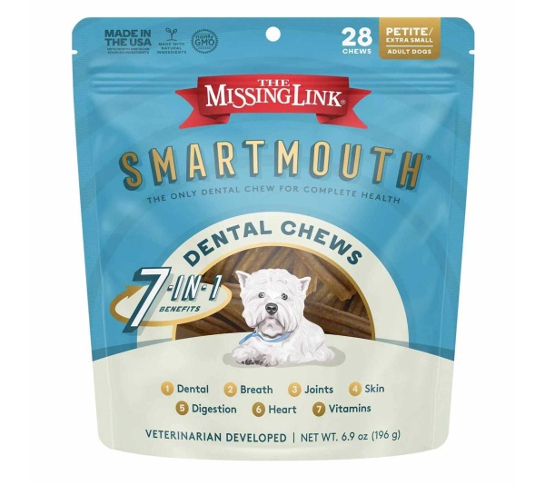 The Missing Link - SMARTMOUTH Dental Chew  - Petite Dog 28ct