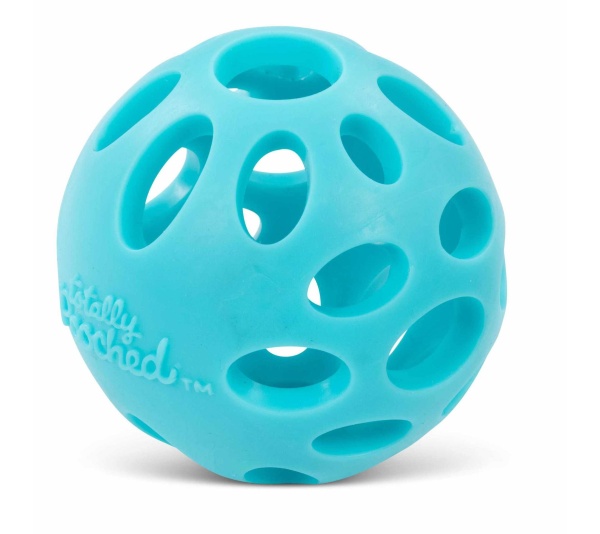 Teal - Totally Pooched Huff 'n Puff Ball - Large, 3.1"