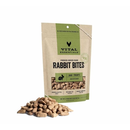 Vital Essentials(R) Freeze-Dried Rabbit Bites Dog Treats,  - 5 oz