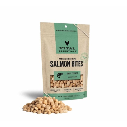 Vital Essentials(R) Freeze-Dried Raw Salmon Bites Dog Treats - 5 oz
