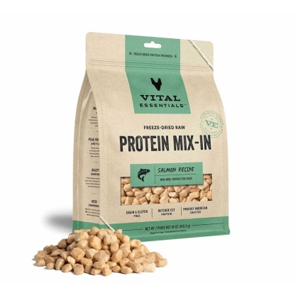 Vital Essentials(R) Freeze-Dried Raw Salmon Protein Mix-In Meal Topper for Dogs - 18 oz