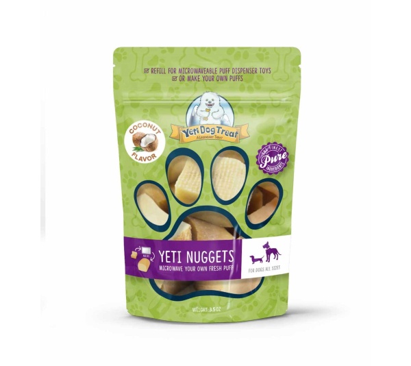 Yeti Dog Nuggets Coconut Flavored 6 pieces 3.5oz