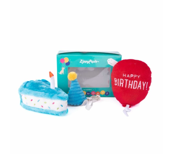 ZippyPaws Birthday Box - 3pc
