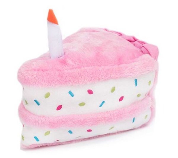 Pink - ZippyPaws Birthday Cake